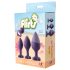 Kit de entrenamiento anal Flirts - set de plugs (3 uds) - morado