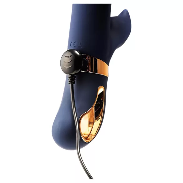 Dream Toys Atropos - vibrador recargable con calor - silicona azul