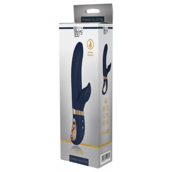 Dream Toys Atropos - vibrador recargable con calor - silicona azul