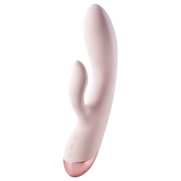 Vivre Coco - Vibrador rosa con brazo de clítoris recargable