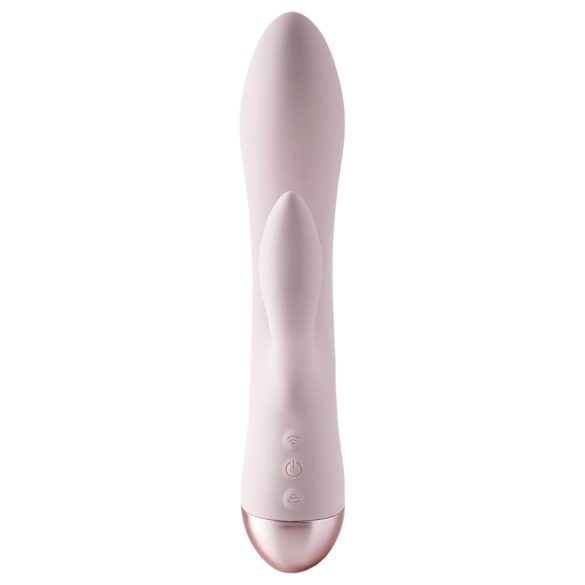 Vivre Coco - vibrador con estimulador de clítoris recargable - silicona rosa
