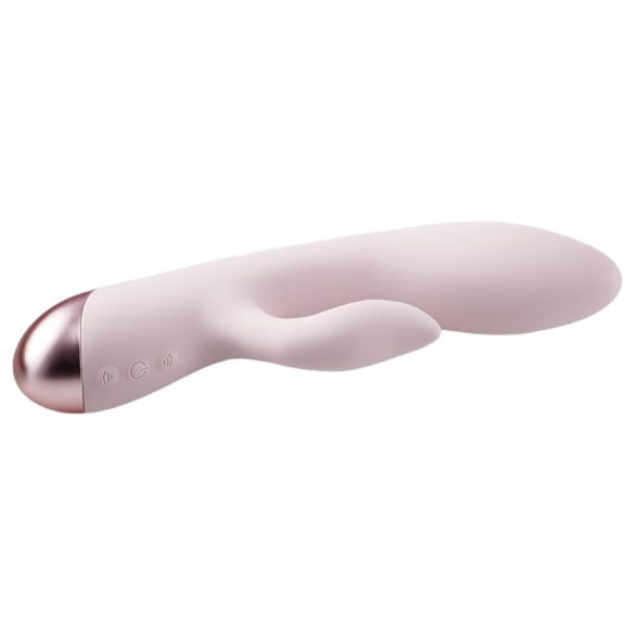Vivre Coco - vibrador con estimulador de clítoris recargable - silicona rosa