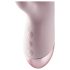 Vivre Coco - vibrador con estimulador de clítoris recargable - silicona rosa