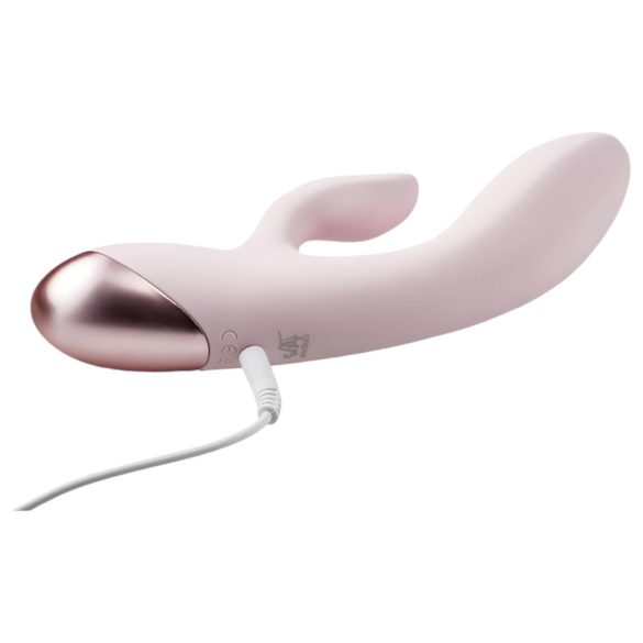 Vivre Coco - vibrador con estimulador de clítoris recargable - silicona rosa
