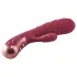 Dinky Jimmy K. Duo - Vibrador recargable con estimulador de clítoris - rojo