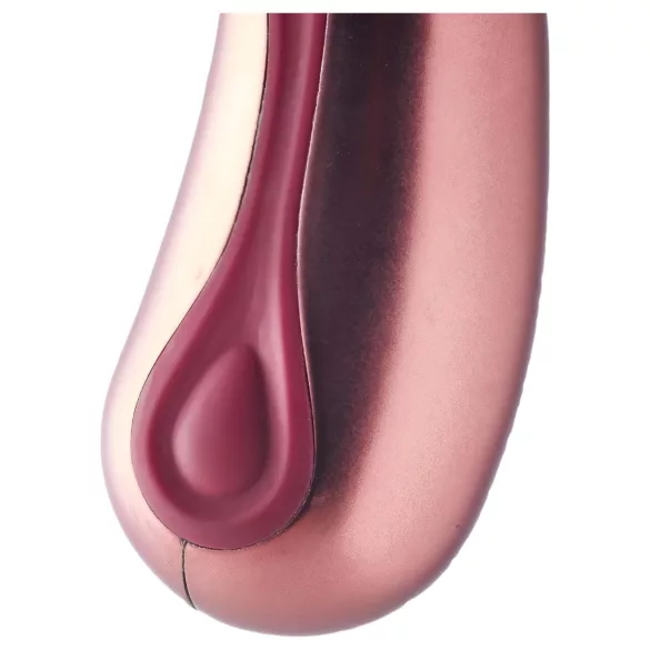 Dinky Jimmy K. Duo - Vibrador recargable con estimulador de clítoris - rojo