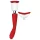 Red Revolution Georgia - Vibrador punto G y bomba vaginal - silicona roja