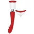 Red Revolution Georgia - Vibrador punto G y bomba vaginal - silicona roja