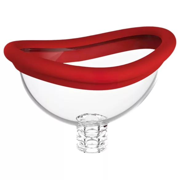 Red Revolution Georgia - Vibrador punto G y bomba vaginal - silicona roja