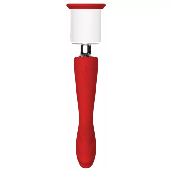 Red Revolution Georgia - Vibrador punto G y bomba vaginal - silicona roja