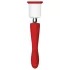 Red Revolution Georgia - Vibrador punto G y bomba vaginal - silicona roja