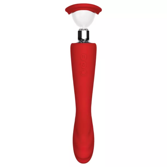 Red Revolution Georgia - Vibrador punto G y bomba vaginal - silicona roja