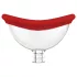 Red Revolution Georgia - Vibrador punto G y bomba vaginal - silicona roja