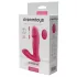 Dreamtoys - vibrador empujador portátil con mando a distancia (rosa)