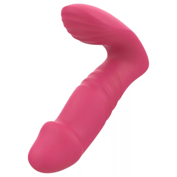 Dreamtoys - vibrador empujador portátil con mando a distancia (rosa)