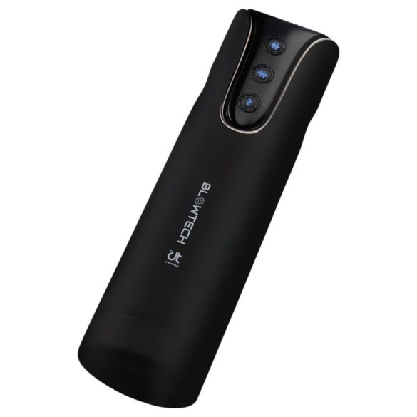 Dreamtoys - masturbador vibrador masculino - ajuste firme - silicona negra