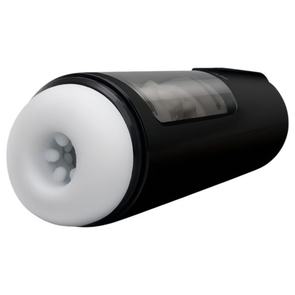 Dreamtoys Blowtech - masturbador vibrante con movimiento (negro)
