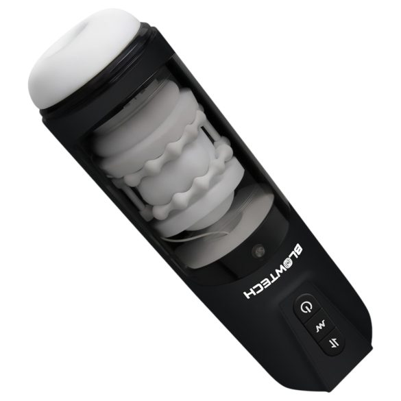 Dreamtoys Blowtech - masturbador vibrante con movimiento (negro)