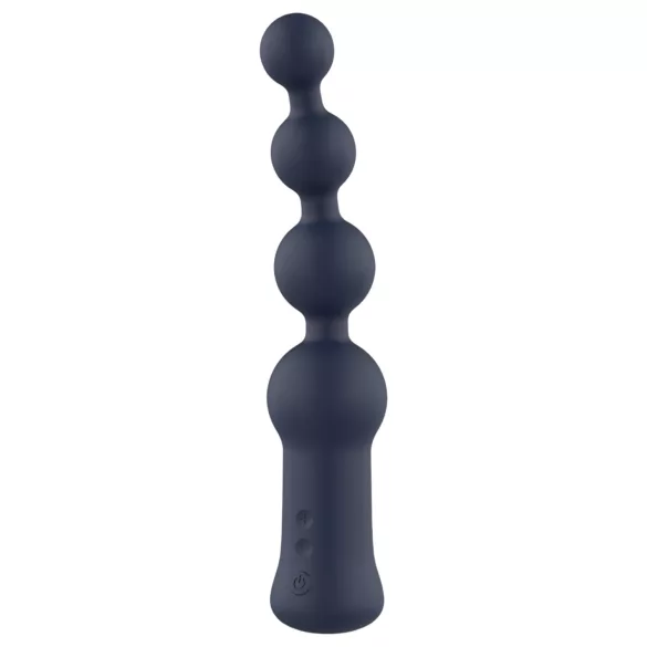 Startroopers Hubble - vibrador anal recargable con perlas - silicona azul