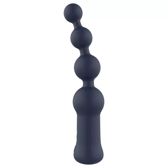 Startroopers Hubble - vibrador anal recargable con perlas - silicona azul