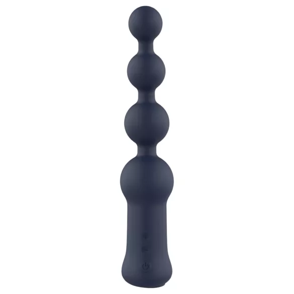 Startroopers Hubble - vibrador anal recargable con perlas - silicona azul