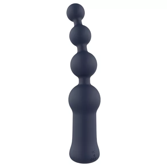 Startroopers Hubble - vibrador anal recargable con perlas - silicona azul