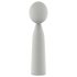 Nude Luna - mini varita vibradora recargable (gris)