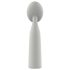 Nude Luna - mini varita vibradora recargable (gris)