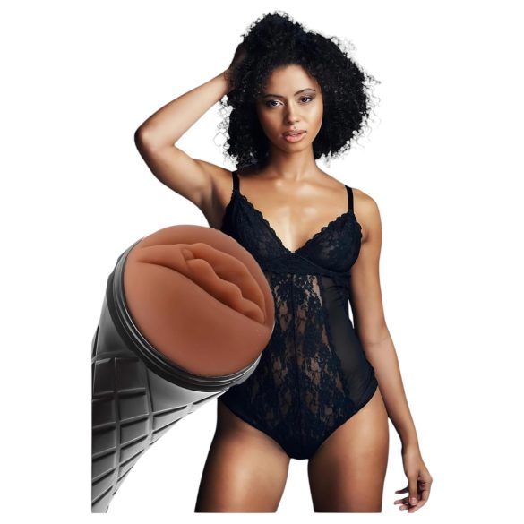 The Girl Next Door Marly - masturbador realista vagina femenina - marrón