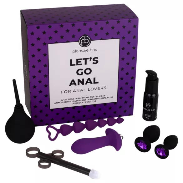 Pleasure Box Let's Go Anal - kit anal completo - 7 piezas