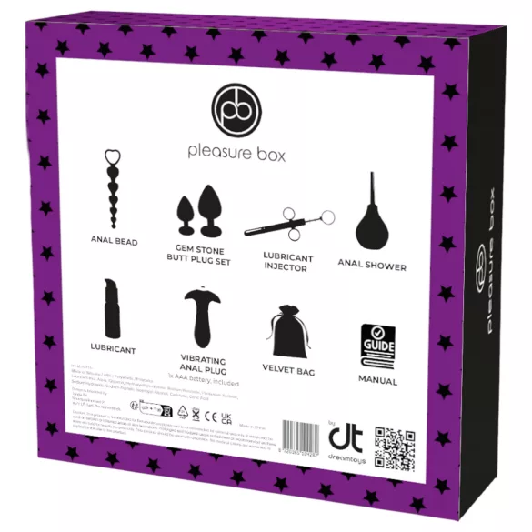 Pleasure Box Let's Go Anal - kit anal completo - 7 piezas