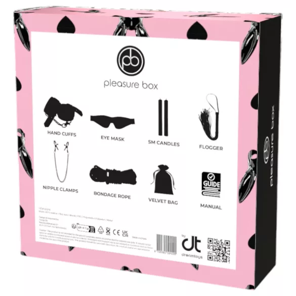 Pleasure Box Let's Go Kink - set de bondage - 6 piezas