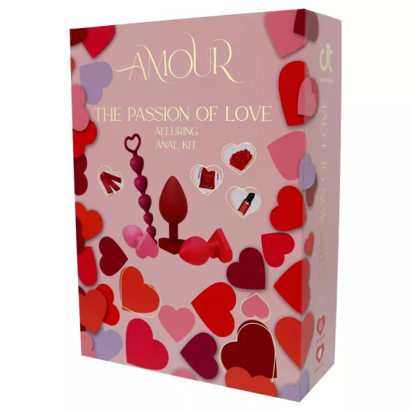 Dreamtoys Amour - set de regalo de entrenamiento anal (rojo)