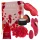 Dreamtoys Amour - juego de vibrador de bragas/ropa interior portátil (rojo)