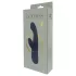 Goddess - vibrador para parejas con cabeceo (azul oscuro)