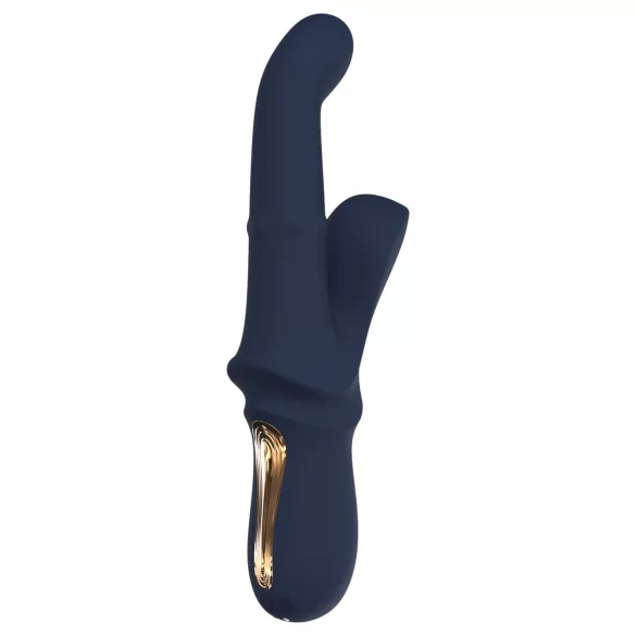 Diosa Iris - vibrador con brazo para el clítoris con perlas (azul)