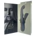 Diosa Iris - vibrador con brazo para el clítoris con perlas (azul)