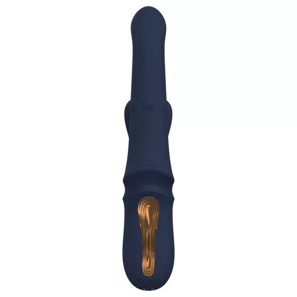 Diosa Iris - vibrador con brazo para el clítoris con perlas (azul)