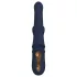 Diosa Iris - vibrador con brazo para el clítoris con perlas (azul)