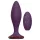 Glam - vibrador anal con control remoto (lila)