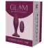 Glam - vibrador anal con control remoto (lila)