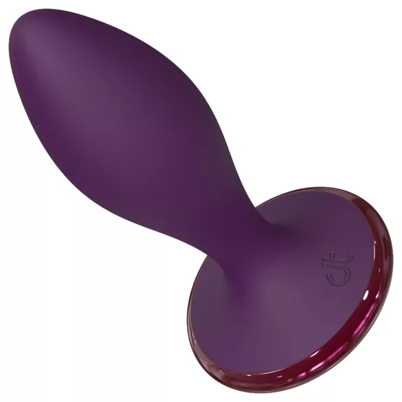 Glam - vibrador anal con control remoto (lila)