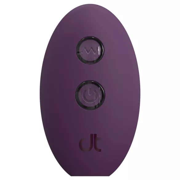 Glam - vibrador anal con control remoto (lila)
