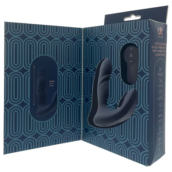 Dreamtoys Pulz - vibrador anal de empuje con mando a distancia (azul)