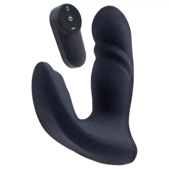 Dreamtoys Pulz - vibrador anal de empuje con mando a distancia (azul)