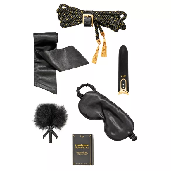 Guilty Pleasure Indulge - Set de regalo BDSM para principiantes (negro)