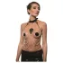 Guilty Pleasure Allure - set de collar y cadena corporal (negro)