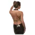Guilty Pleasure Allure - set de collar y cadena corporal (negro)