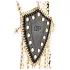Guilty Pleasure Allure - set de collar y cadena corporal (negro)