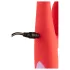 Dreamtoys - Vibrador punto G con estimulador de clítoris - silicona roja